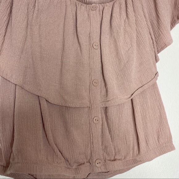 LA Hearts | Off the Shoulder Button Up - Picture 4 of 6